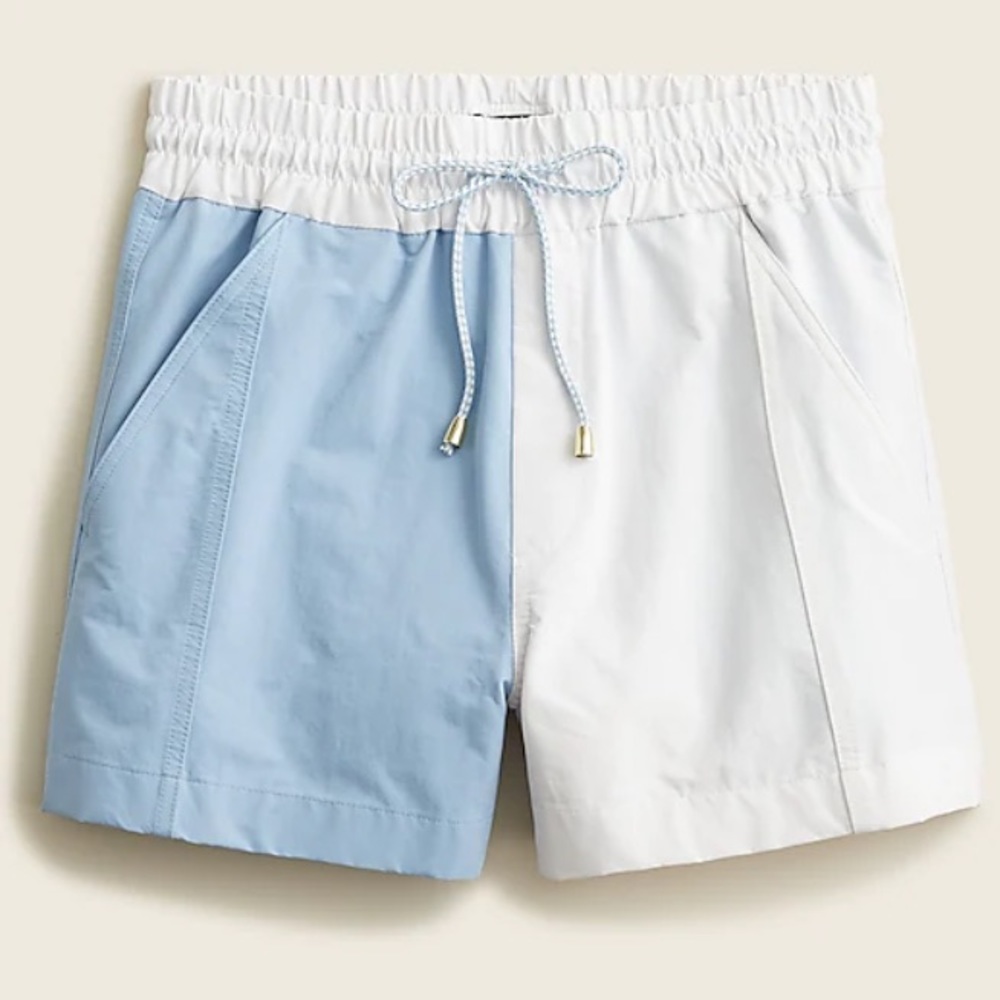 J Crew Paddle Shorts colorblock NWT